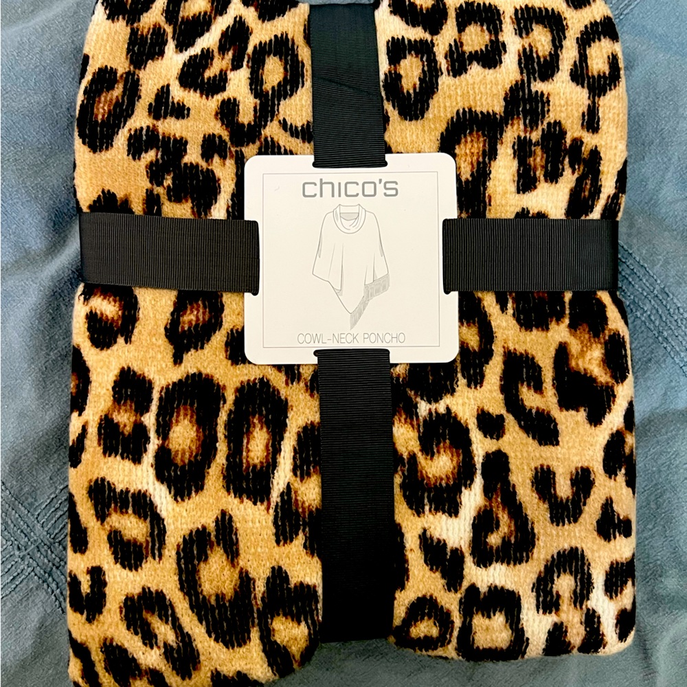 Chico’s Cowl Neck poncho